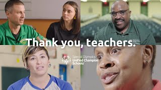 #TeacherAppreciationWeek | Special Olympics Unified Champion Schools®