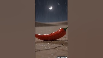 Squirrel watered the red chilli plant and saved it from drying up 😭 #ai #tree #save #watering