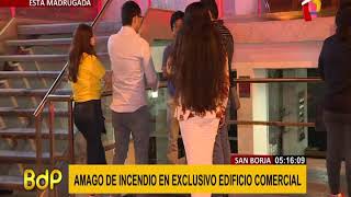 Amago De Incendio En Edificio Comercial Causó Alerta En San Borja Amago De Incendio En Edificio Comercial Causó Alerta En San Borja