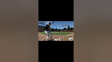 TREA TURNER JUST GETTING ENOUGH CONTACT TOWARD FOUL POLE! #mlbtheshow #mlb23 #diamonddynasty #mlb