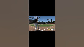 TREA TURNER JUST GETTING ENOUGH CONTACT TOWARD FOUL POLE! #mlbtheshow #mlb23 #diamonddynasty #mlb