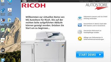 NSi AutoStore Simulator 2.0 for Ricoh Devices in German