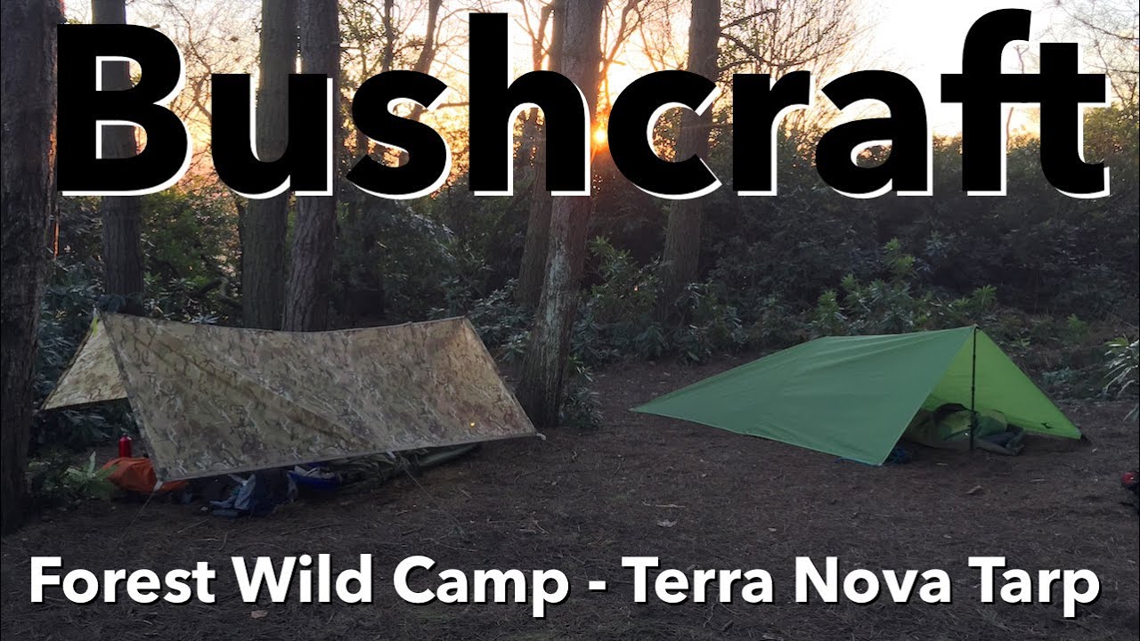 Bushcraft - Forest Wild Camp - Terra Nova Adventure Tarp 2