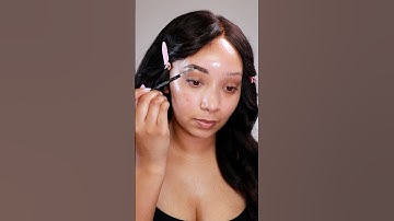 the PERFECT brow routine 💕✨#shorts #makeup #eyebrows #eyebrowtutorial