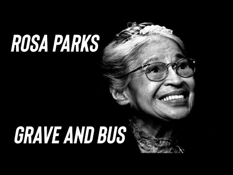 rosa-parks-grave|rosa-parks-bus-montgomery-|famous-gravesite-detroit|henry-ford-museum