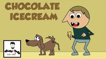 Chocolate Ice Cream | Animation | 2D Animation | CLICK and DRAW | Cartoon