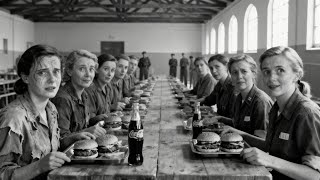 "THIS is SO GOOD!" German Women POWs Cried Over Hamburgers and Coca-Cola at American POW Camps