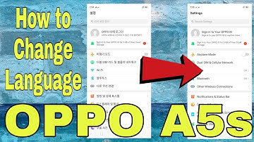 How To Change Language On Oppo A5s | OPPO A5s Tips & tricks