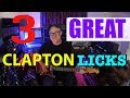 3 Great Clapton Licks | Tim Pierce | Guitar Lesson | How To Play