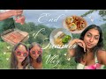 end of summer vlog | friend visit, yummy food, getting cozy