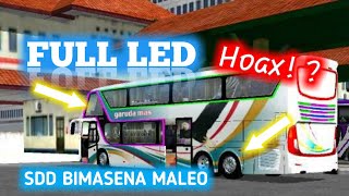 DARI BUSSID UNTUK BUSSID | MOD BUS SDD BIMASENA FULL LED