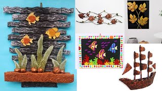 5 Amazing cardboard wall hanging ideas | cardboard art and craft | Best out of waste | art and craft