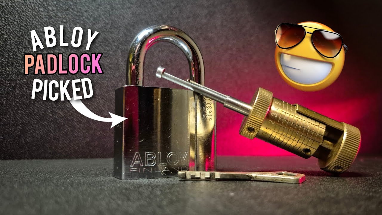 Замок Abloy 330 был вскрыт с помощью инструмента Haoshi DD!