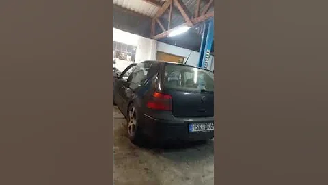 VW Golf 4 IV mk4 1.8t GTI Launch Control/ 2-Step exhaust sound flames loud no cat muffler delete