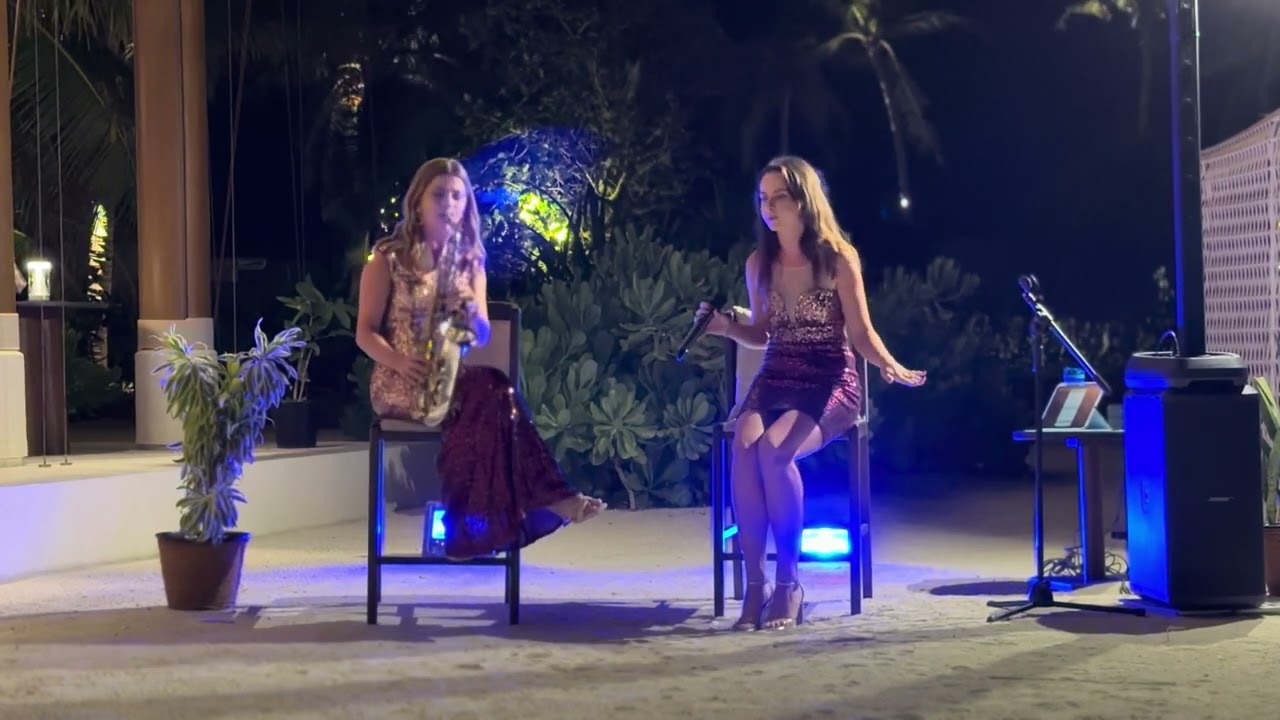 Low - Svitlana Gordiienko & @OllySax (Lenny Kravitz Cover) Maldives live