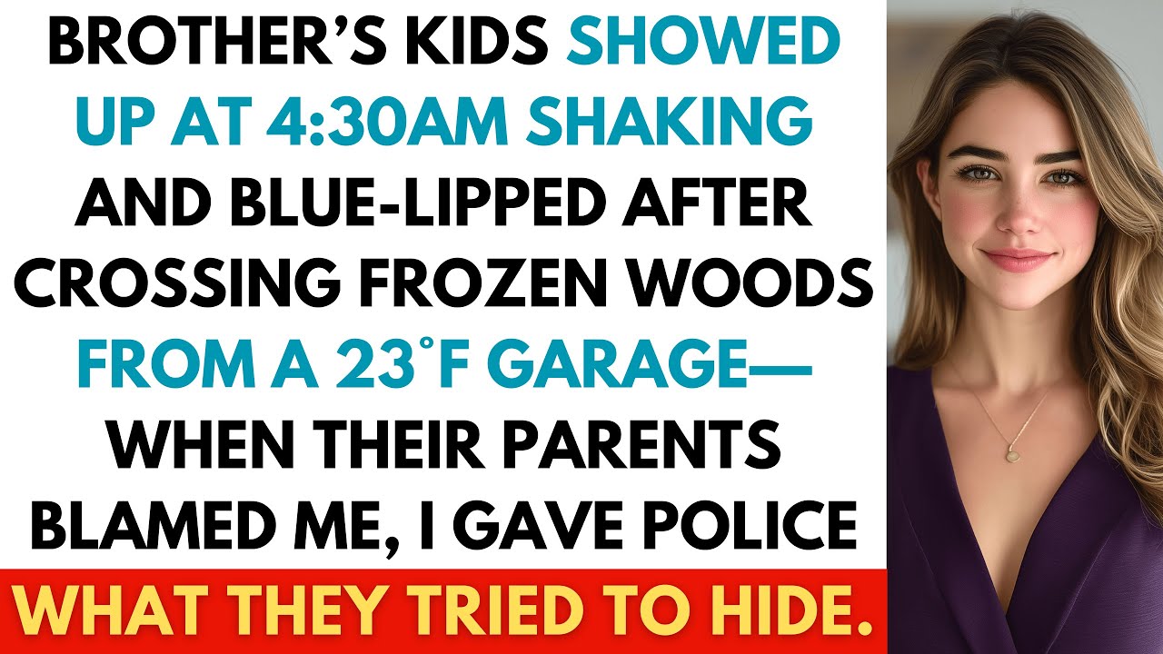 My Brother's Kids Knocked On My Door at 4:30am, Their Parents Left Them to Freeze in Pajamas