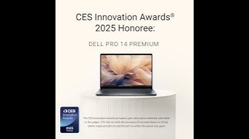 The Dell Pro 14 Premium  - CES 2025 Innovation Honoree!