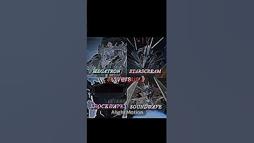 Megatron 🆚 Starscream 🆚 Soundwave 🆚 Shockwave #transformers #alightmotion #edit #vs #decepticons #4k