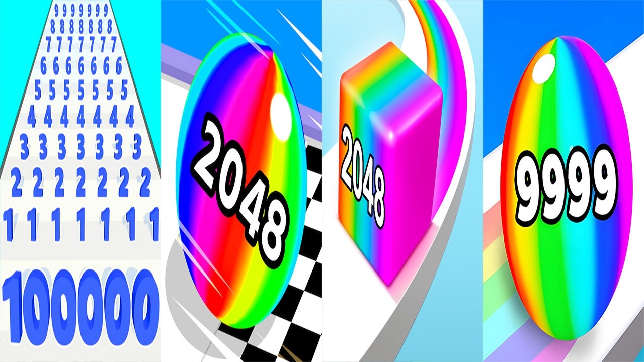 Number Master VS Ball Run 2048 VS Jelly Run 2048 VS Numbers Ball Blend Challenge Gameplay Ep 1