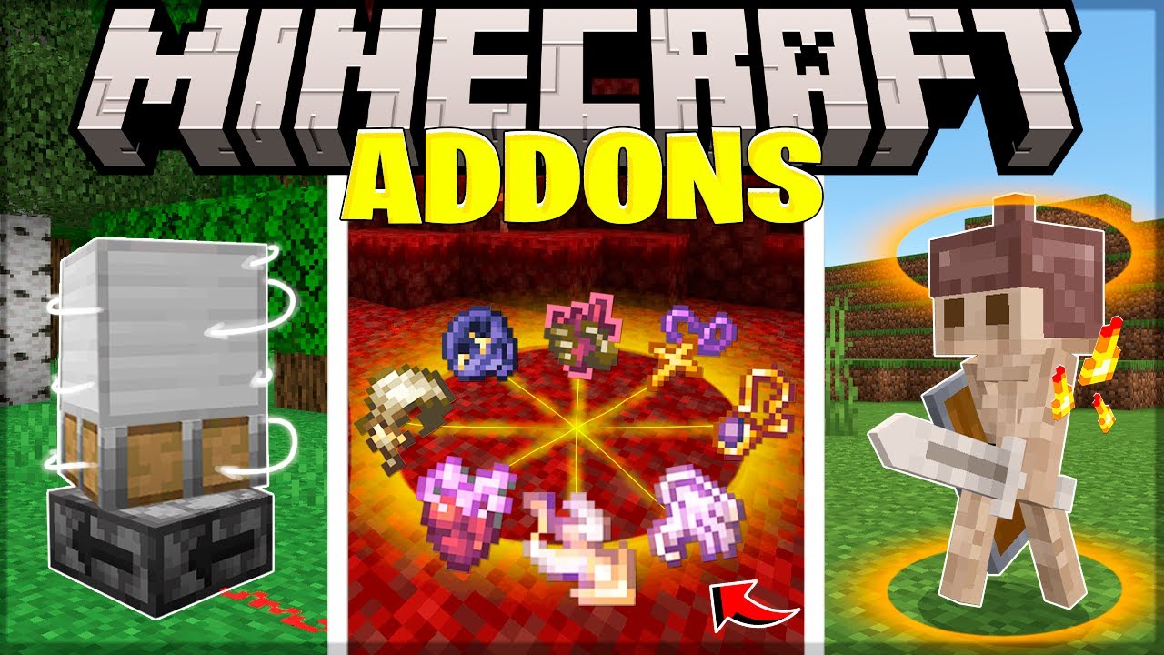 🔥TOP 5 MELHORES ADDONS PARA O MINECRAFT PE 1.21+🔥(ATUALIZADO)🔥 - YouTube