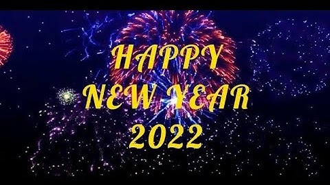 Happy New Year 2022 | HTML ,CSS and Background Video