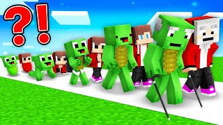 JJ and Mikey Life Cycle - From Birth to Old Age - Maizen Minecraft Animation