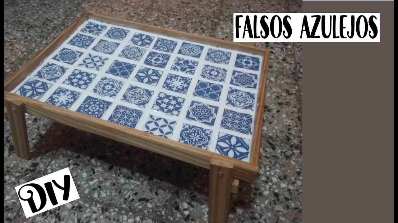 Falsos azulejos con bandejas de Telgopor - SUPER RECICLADO 2023