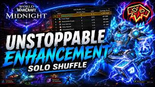 Solo Shuffle DOMINATION (6-0??) - Enhancement Shaman Midnight