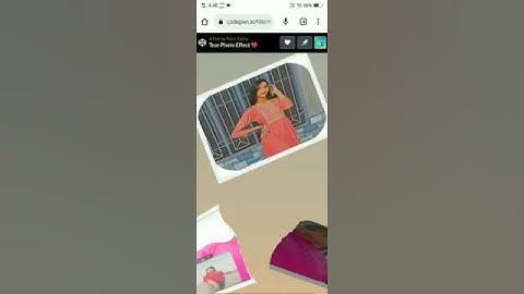 Tear Photo Effects 💔 Using Html/Css/Java Script