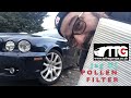 Blu ep8. Changing the Pollen / cabin filter on a Jaguar XJ X358 X350