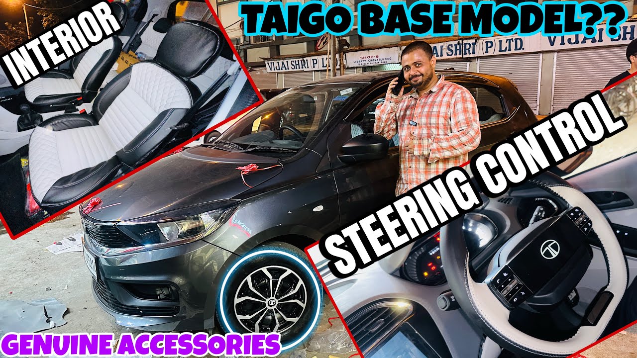 2025 TATA TIAGO XE BASE TO TOP MODIFICATION WITH PRICE✅TIAGO BASE MODEL MODIFIED✅TIAGO GENUINE PARTs
