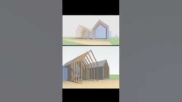 2D Conceptual Sketch to 3D Model | Procreate+Sketchup #shorts