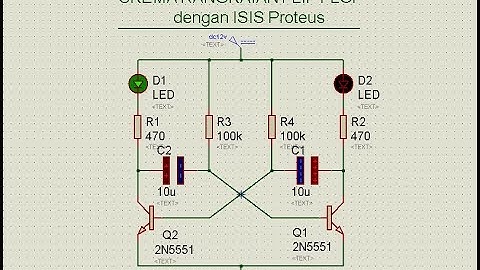 MEMBUAT SKEMA RANGKAIAN FLIP FLOP dengan ISIS PROTEUS