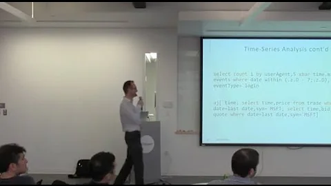 Fintan Quill: Intro to kdb+ and demo