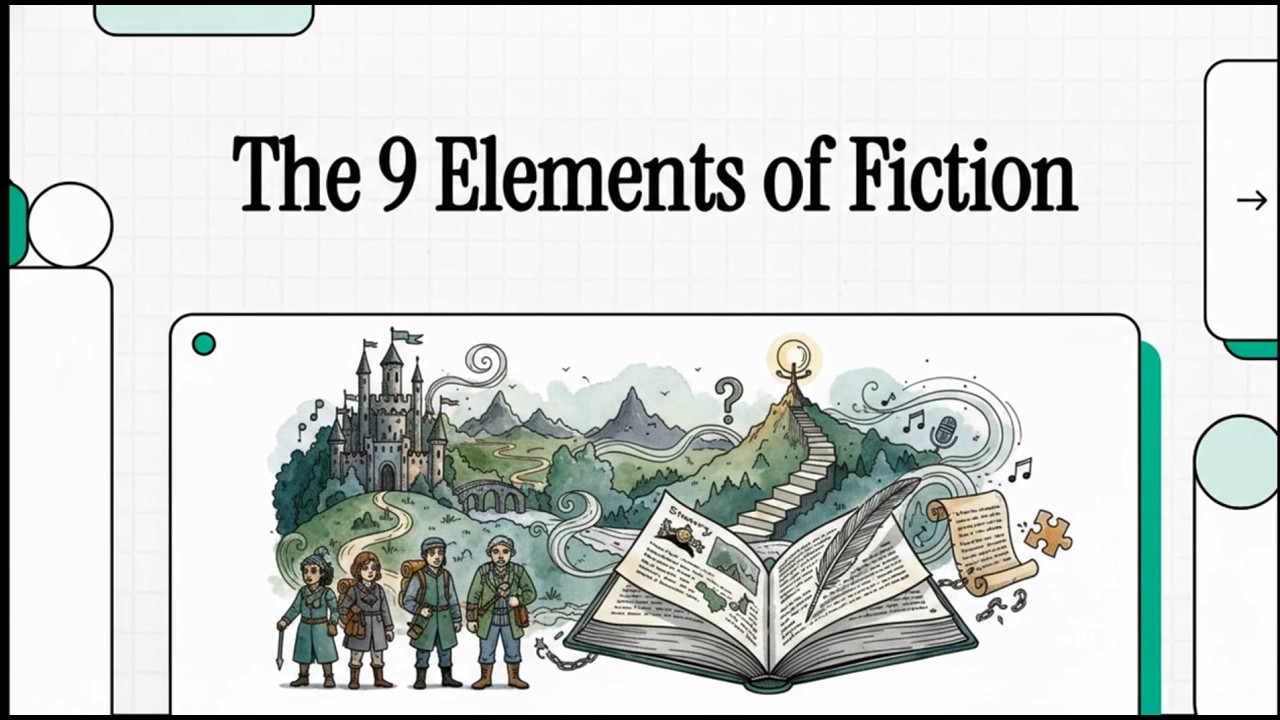 The 9 Elements of Fiction - YouTube