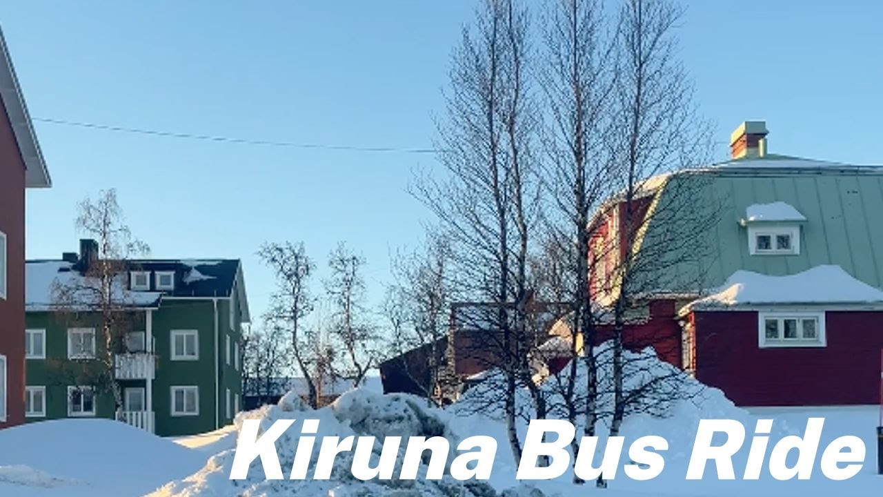Riding Kiruna's Red Bus Line (Hörvalls Buss Röd Linje) - YouTube