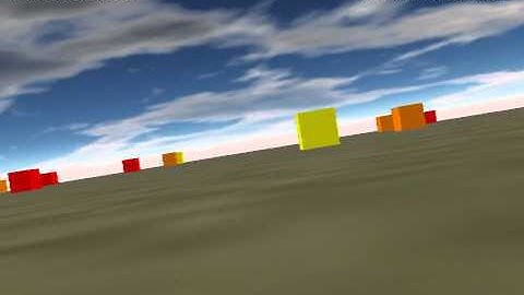 Cube runner gameplay