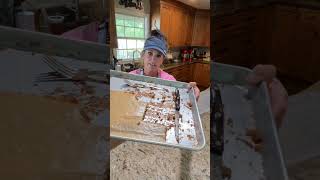 Peanut Butter Texas sheet cake! #chefjoz #foodie #baking #glutenfree