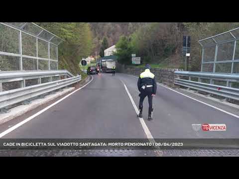 CADE IN BICICLETTA SUL VIADOTTO SANT'AGATA: MORTO PENSIONATO | 06/04/2023