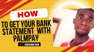 How to get bank statements with palmpay