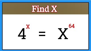 A Nice Algebra Exponents Math Simplification | Algebraic Expression | Find X
