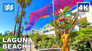 [4K] Laguna Beach, California  Scenic Walking Tour | Heisler Park Sunset Trace