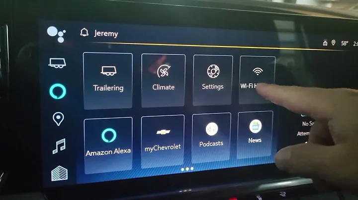 Connect Chevy pickup to phone hotspot