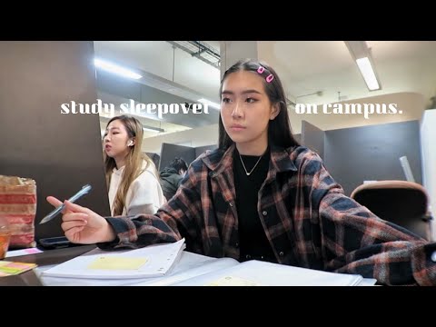 3 day study sleepover at college/uni campus (exam cram)