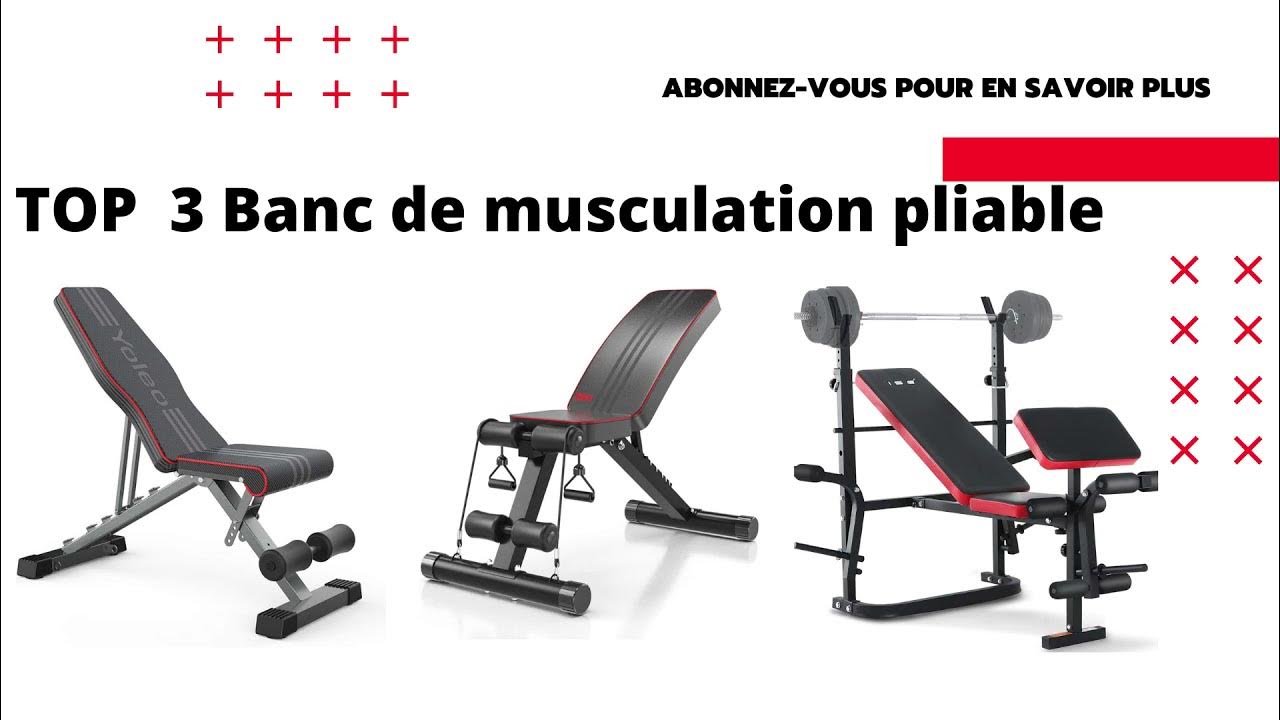 Banc musculation pliable et inclinable - Best Fitness