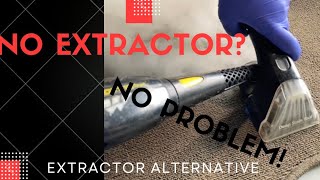 How to deep clean car carpet: Alternative to a carpet extractor!!!