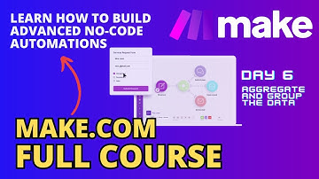 Make.com Full Course. Day 6. How To Group And Aggregate The Data.
