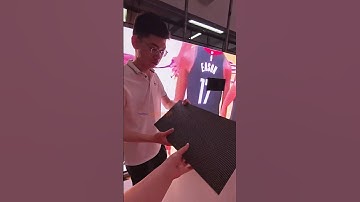 This screen is as flexible as a Lego toy and can be assembled both front and back.#yuchip #ledscreen