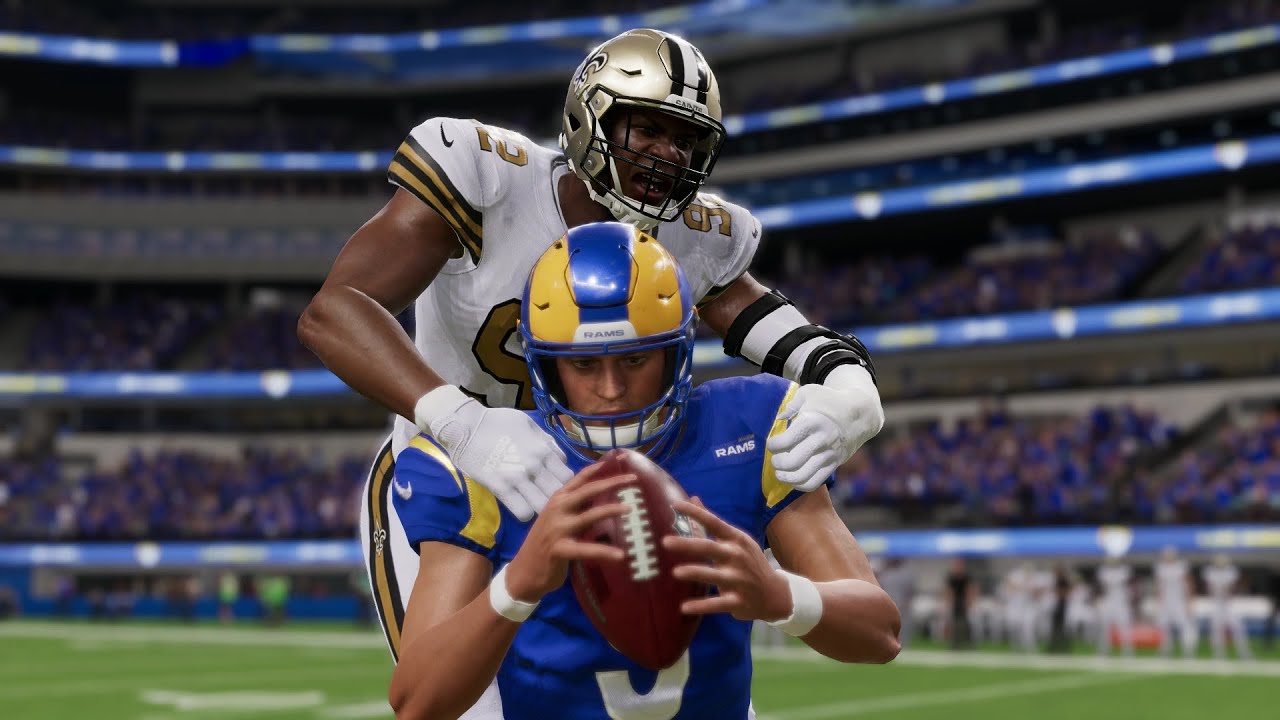 Los Angeles Rams vs New Orleans Saints - Madden 22 Gameplay Full Game -  Madden NFL 22 