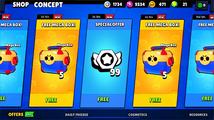 😍NEW FREE MEGA BOX IS HERE!!!🎁🎁🎁|brawl stars|Concept